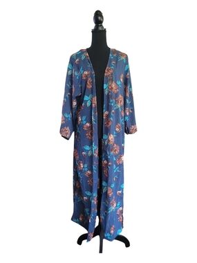 Jessica Simpson Beau Femme Blakely Floral Swimsuit Cover Up Sz XL